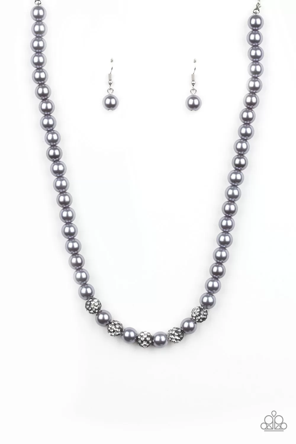 Paparazzi Accessories  - Posh Boss #N899 Peg - Silver Necklace