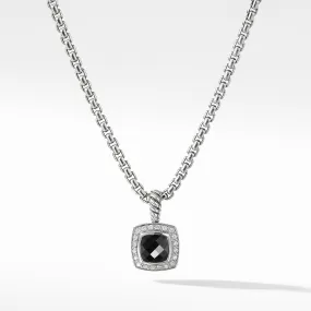 Pendant Necklace with Black Onyx and Diamonds