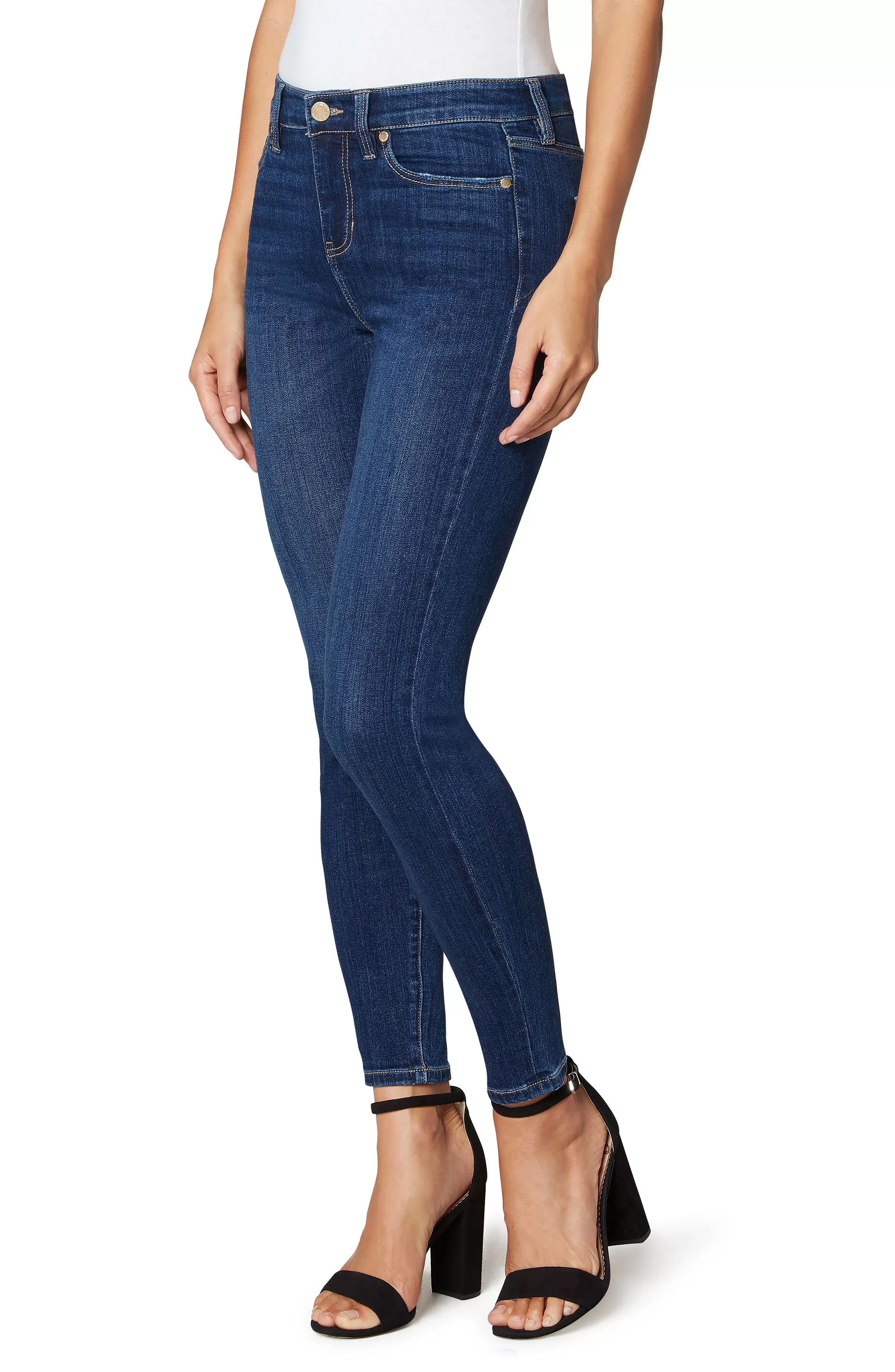 PETITE ABBY ANKLE SKINNY HIGH PERFORMANCE DENIM