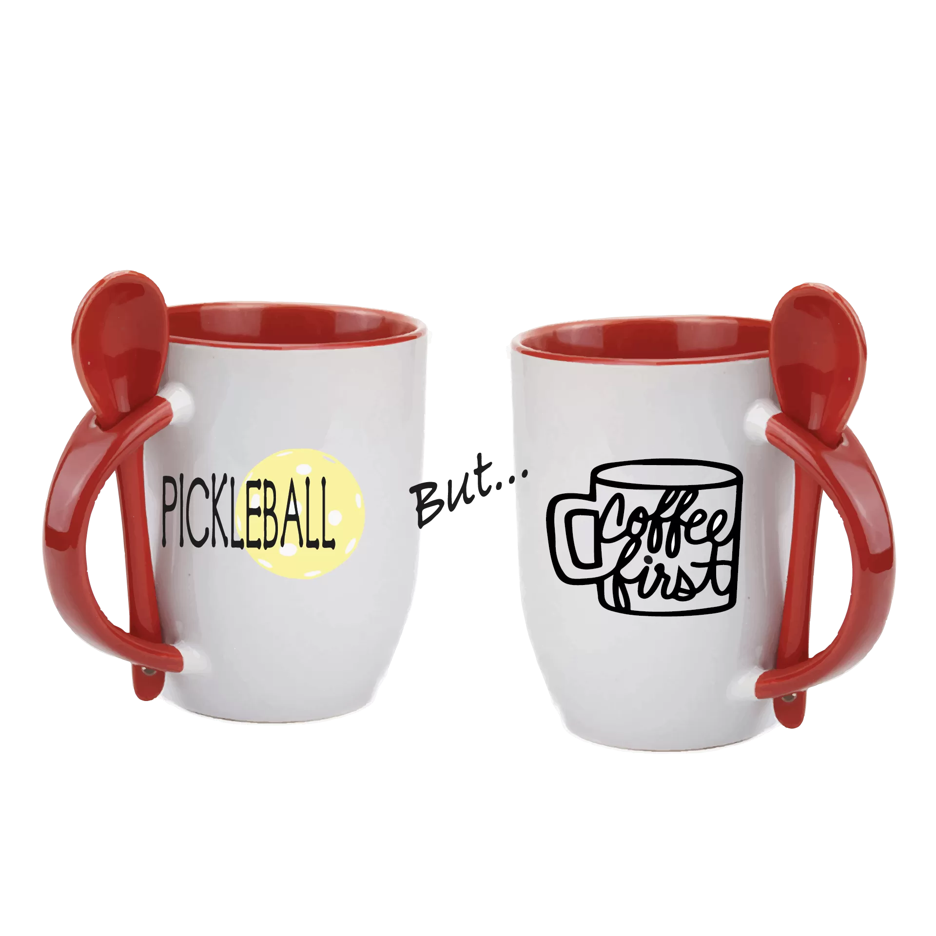 Pickleball But Coffee First | Pickleball Coffee Cup | Fun Pickleball Gifts