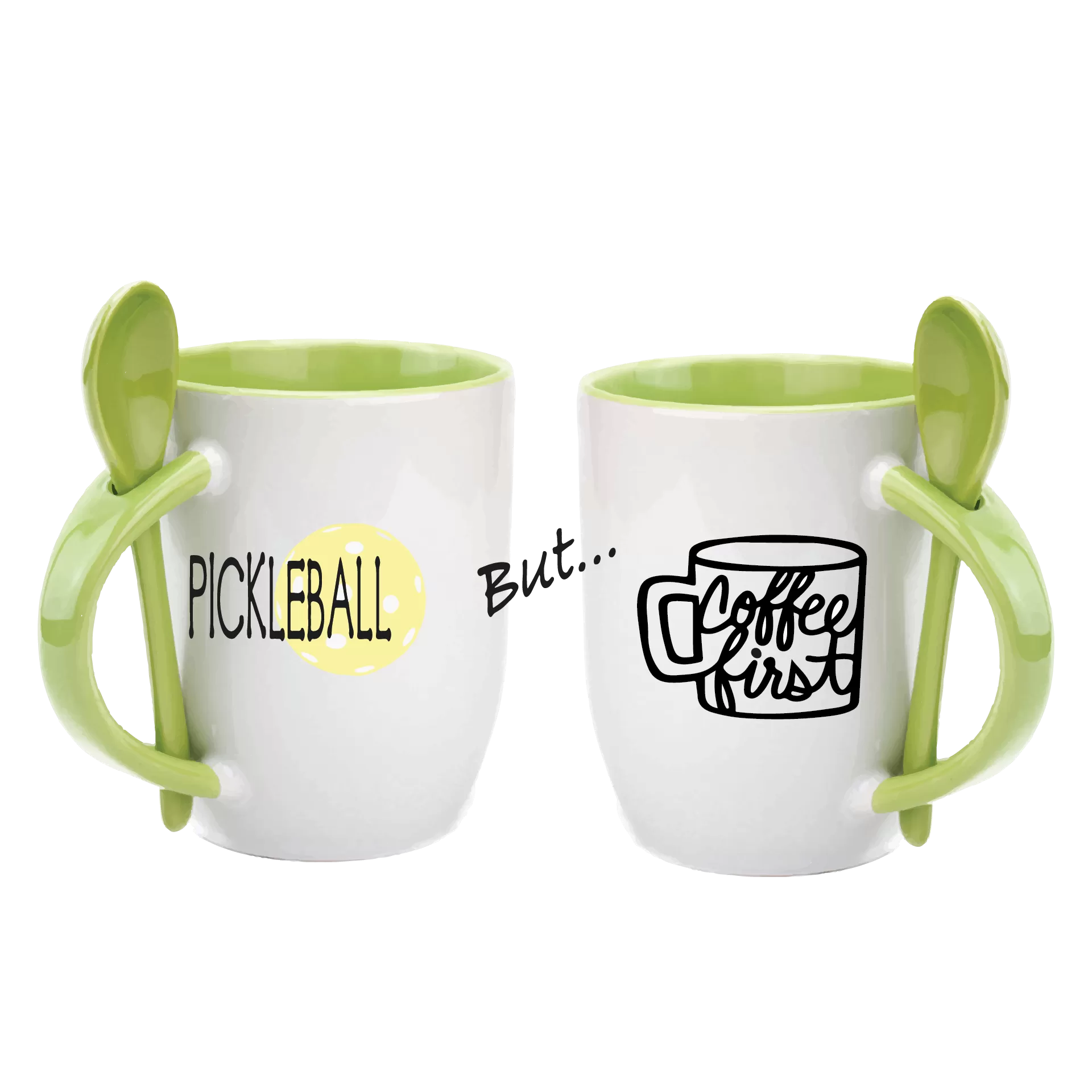 Pickleball But Coffee First | Pickleball Coffee Cup | Fun Pickleball Gifts