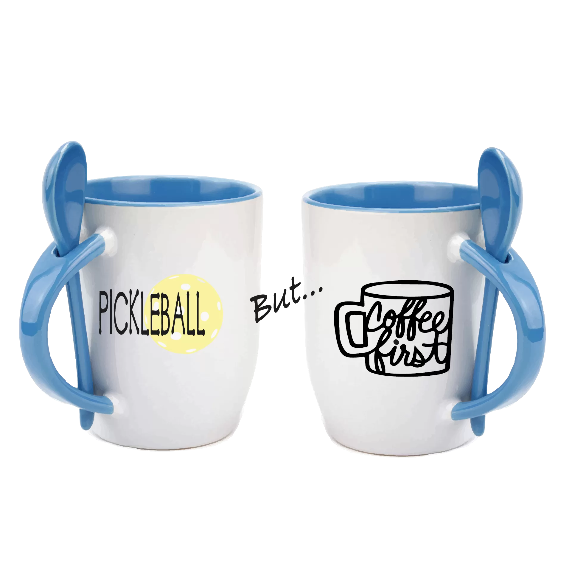 Pickleball But Coffee First | Pickleball Coffee Cup | Fun Pickleball Gifts