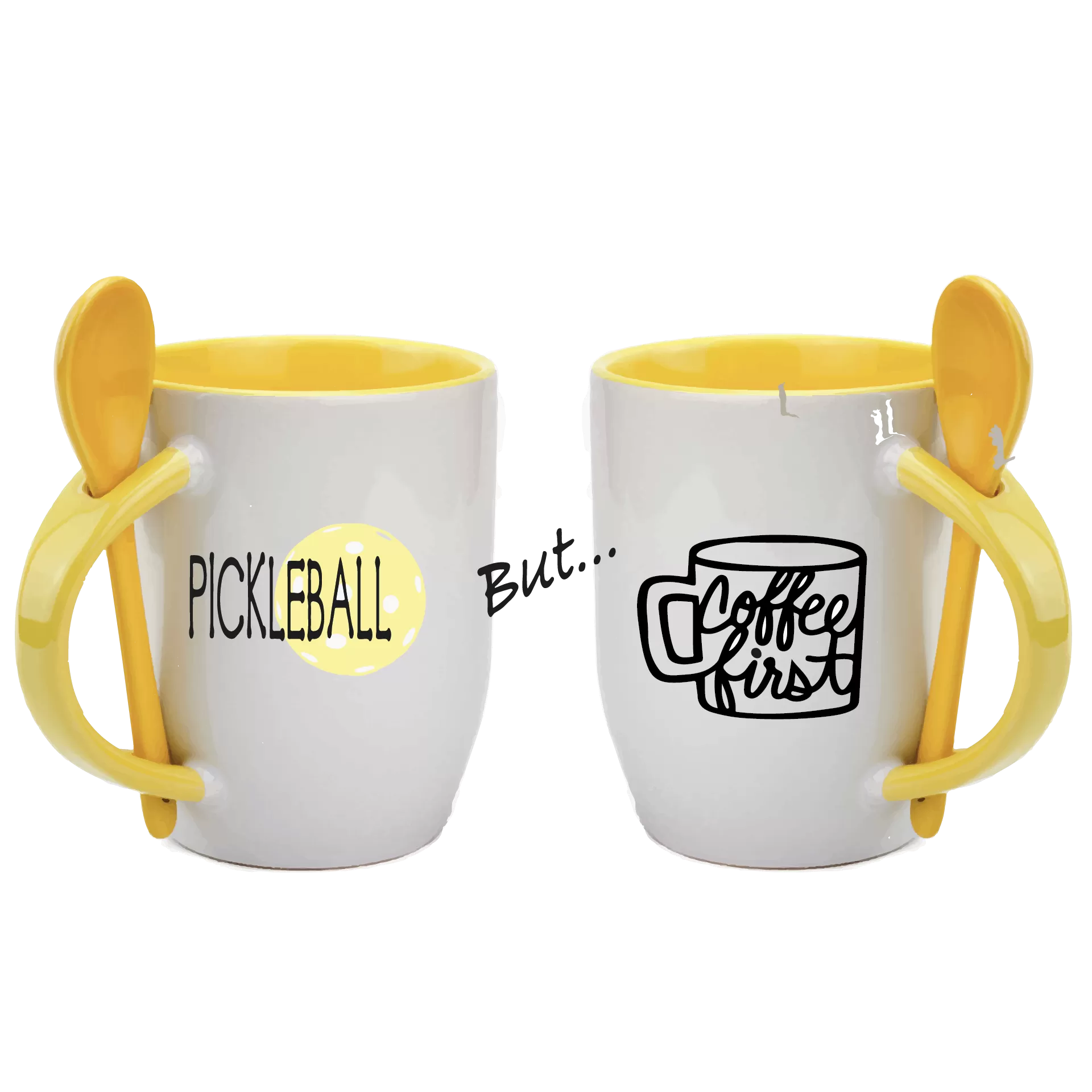 Pickleball But Coffee First | Pickleball Coffee Cup | Fun Pickleball Gifts