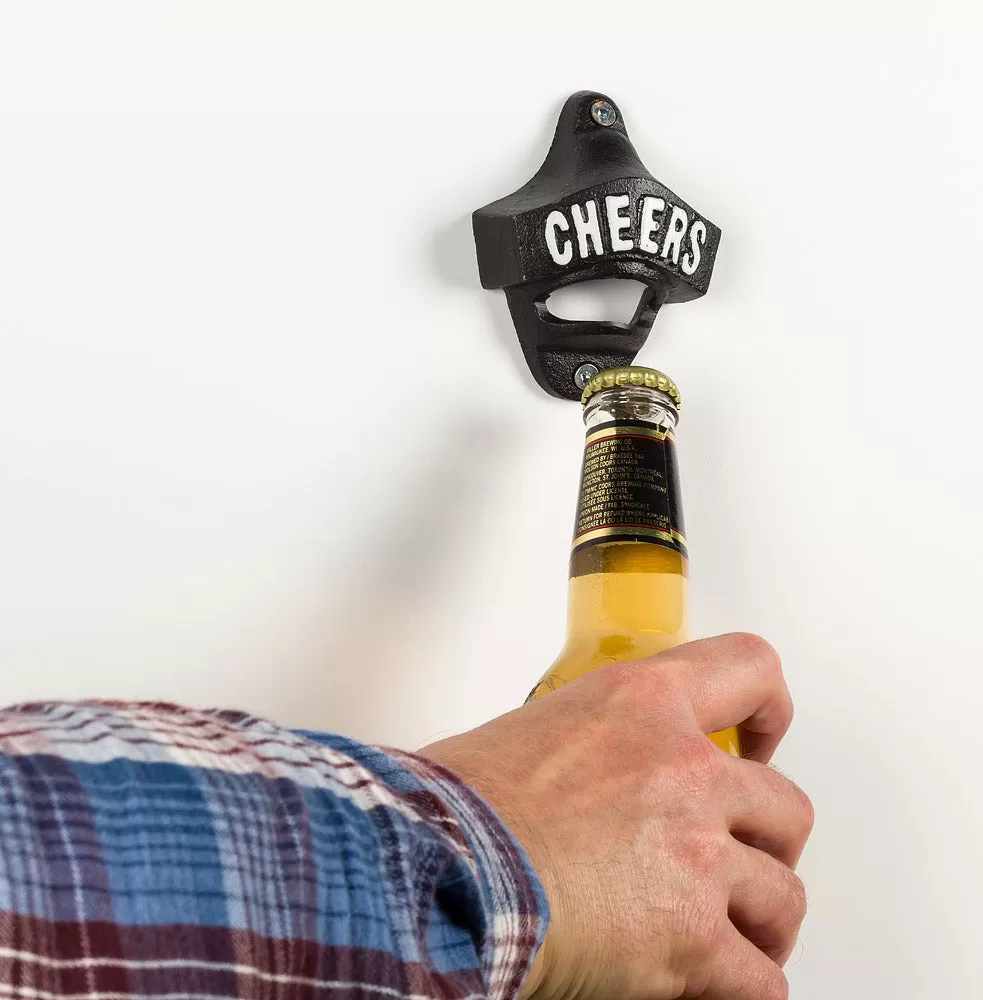 "CHEERS" WALL BOTTLE OPENER