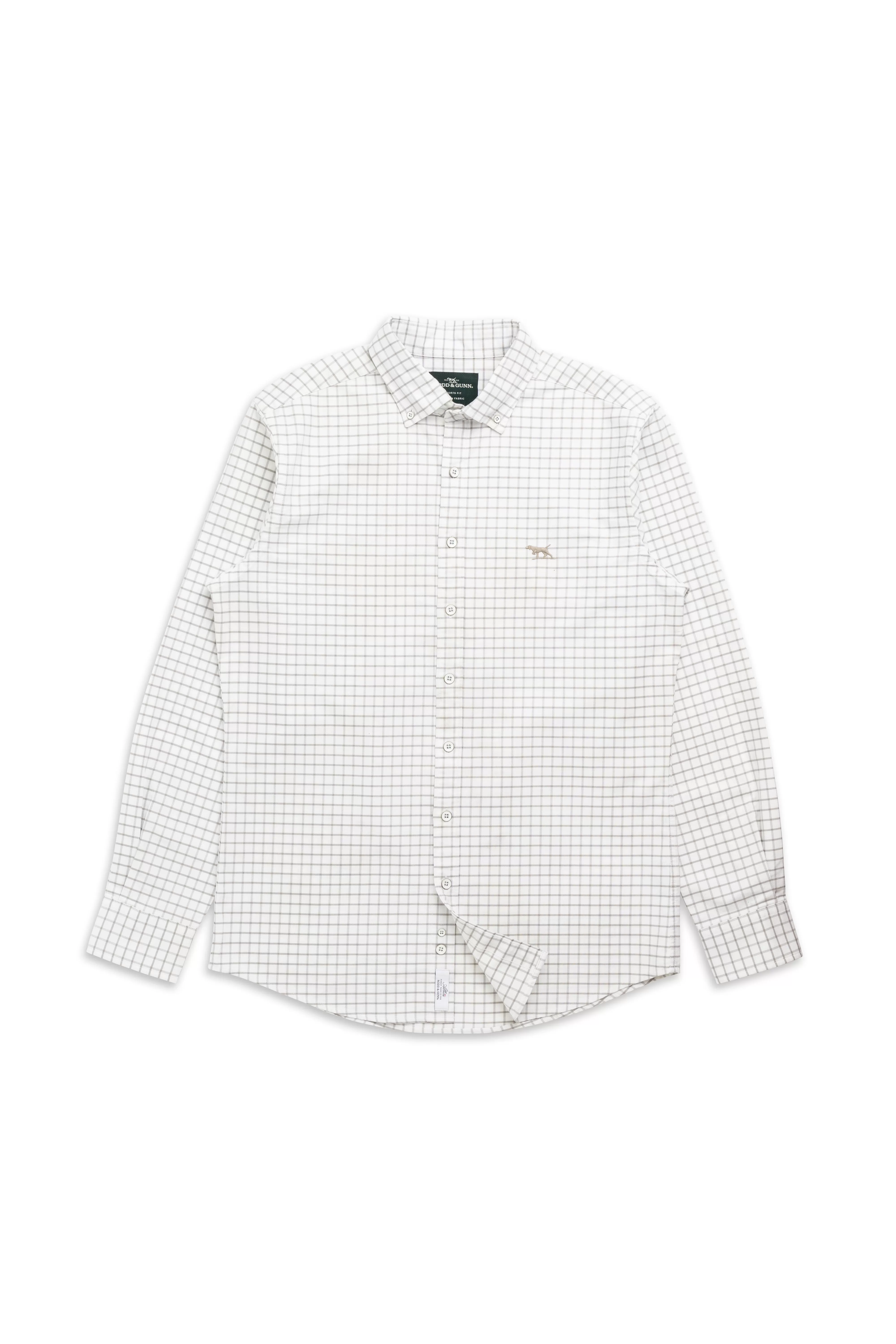 Rodd & Gunn - Check Oxford 3 Sports Fit Shirt - Ink or Sand