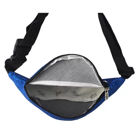 Royal Blue Glitter Fanny Pack