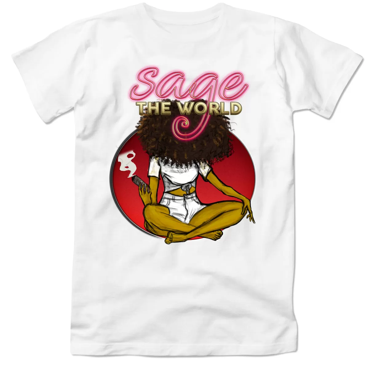 Sage the World TShirt - red