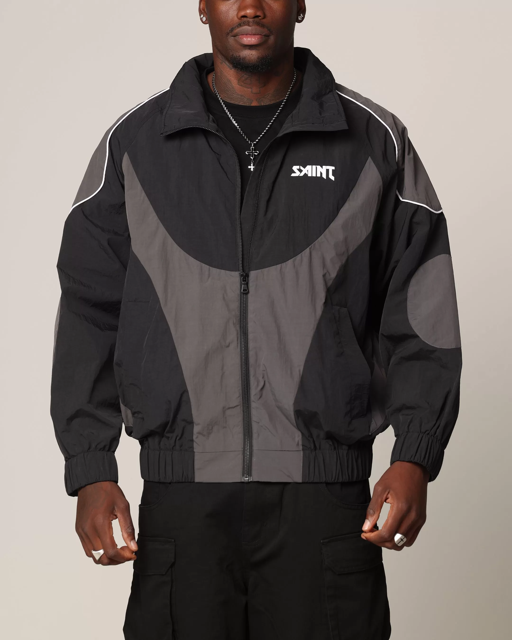 Saint Morta Rage Windbreaker Black/Grey