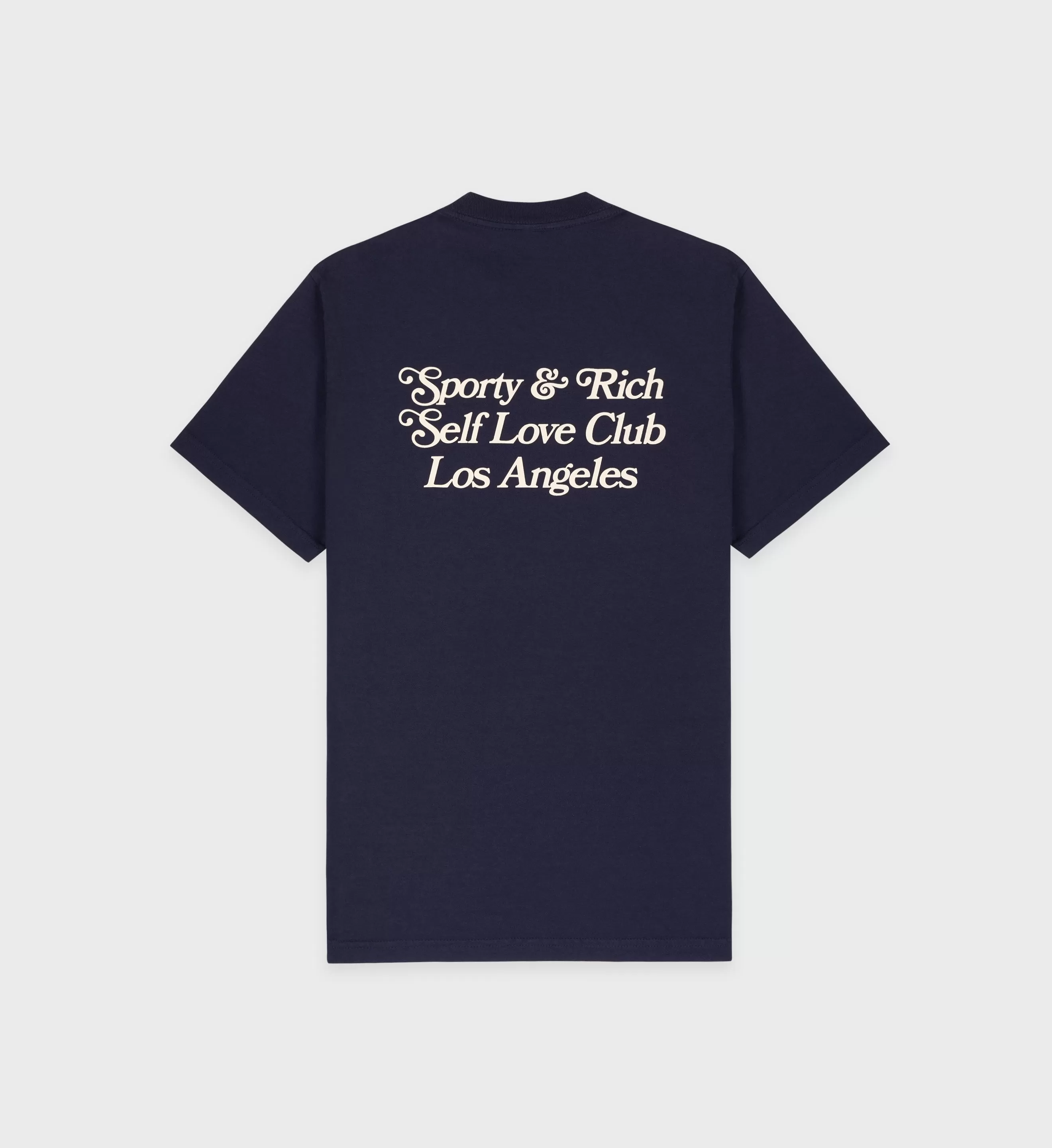 Self Love Club T-Shirt - Navy/Cream