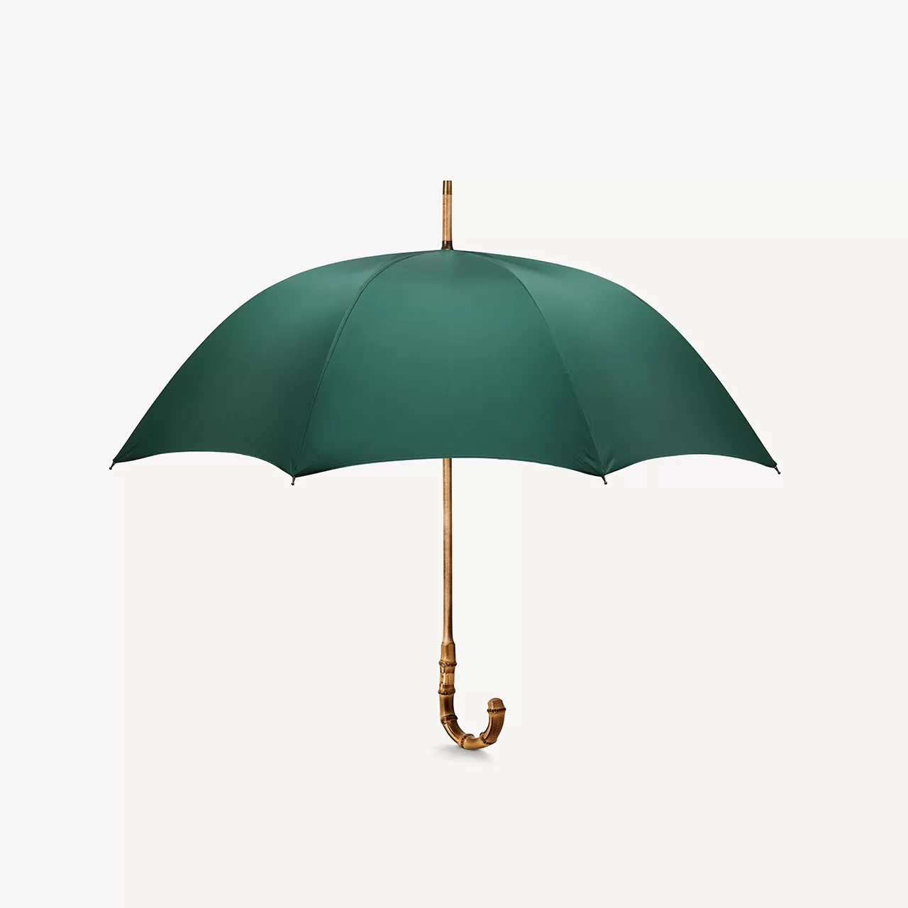 Singin' in the Rain Whangee Umbrella for Men - Jaguar Green