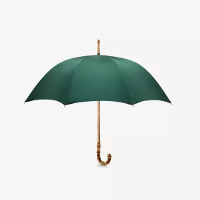 Singin' in the Rain Whangee Umbrella for Men - Jaguar Green