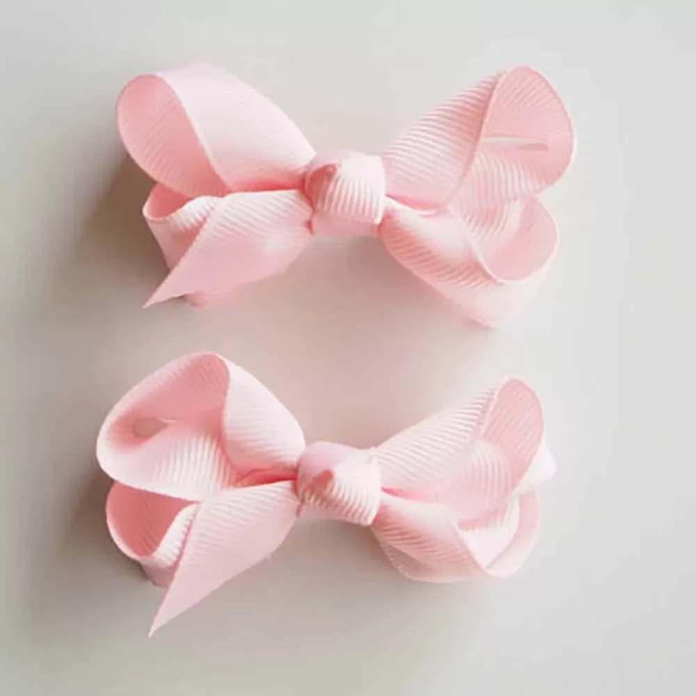 Snuggle Hunny Bow Hair Clips Pair ASSTD