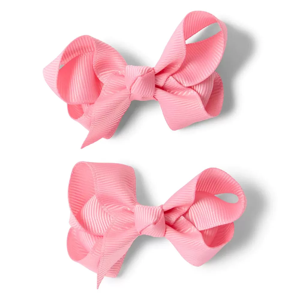 Snuggle Hunny Bow Hair Clips Pair ASSTD