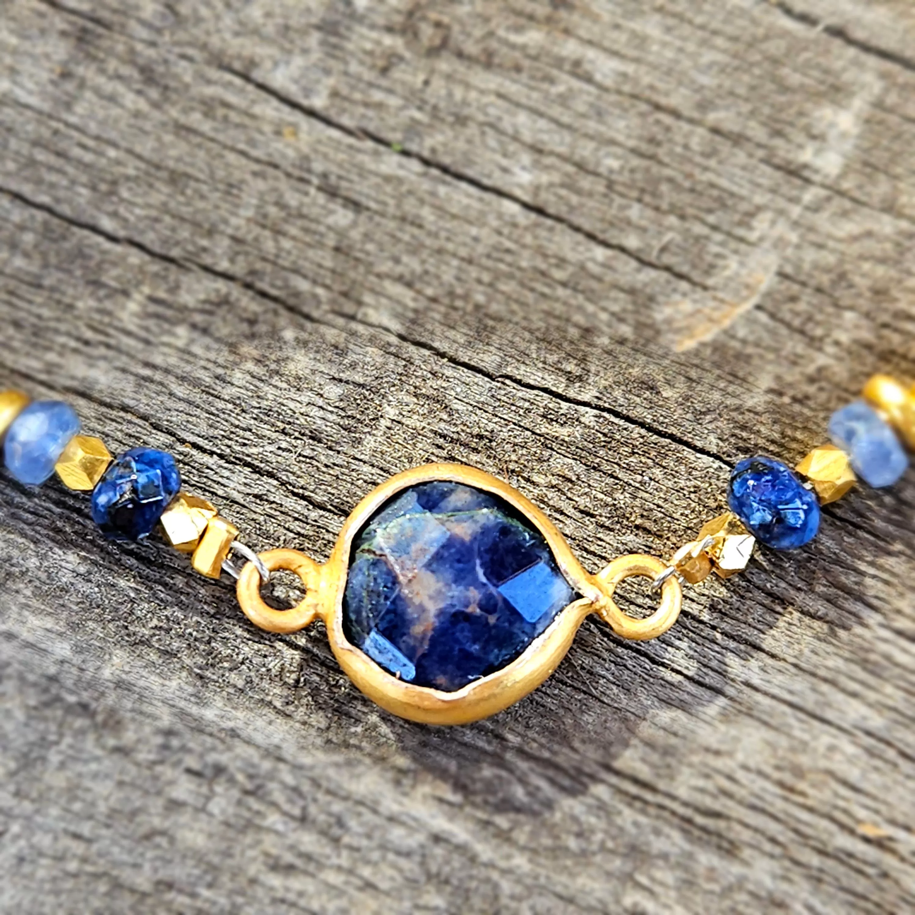 Sodalite Gypsy Glam Bracelet