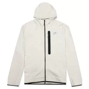 Sportswear Tech Fleece Full-Zip Hoodie - White/Heather