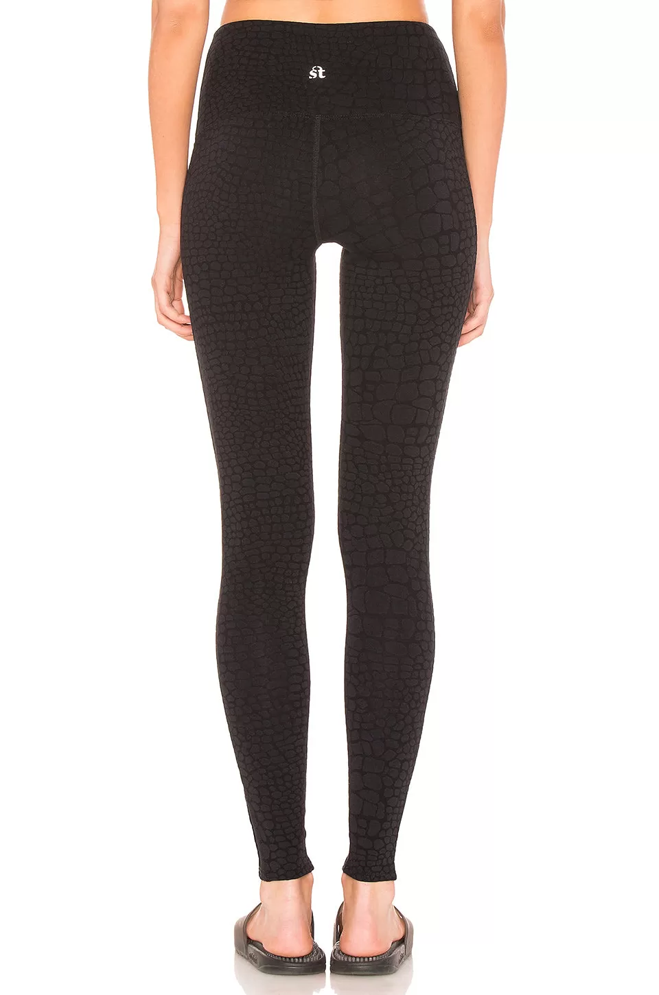 Strut This Gemma Mesh Stripe Giraffe Leggings