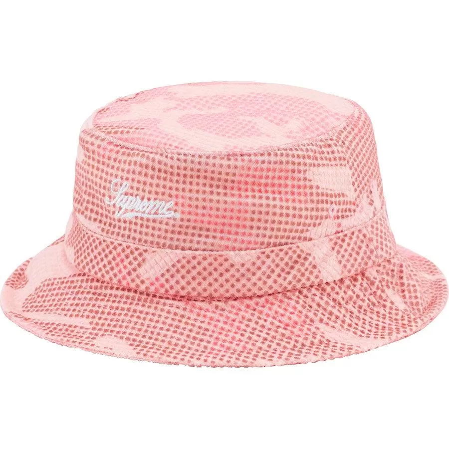 Supreme Camo Grid Velvet Crusher (Pink)