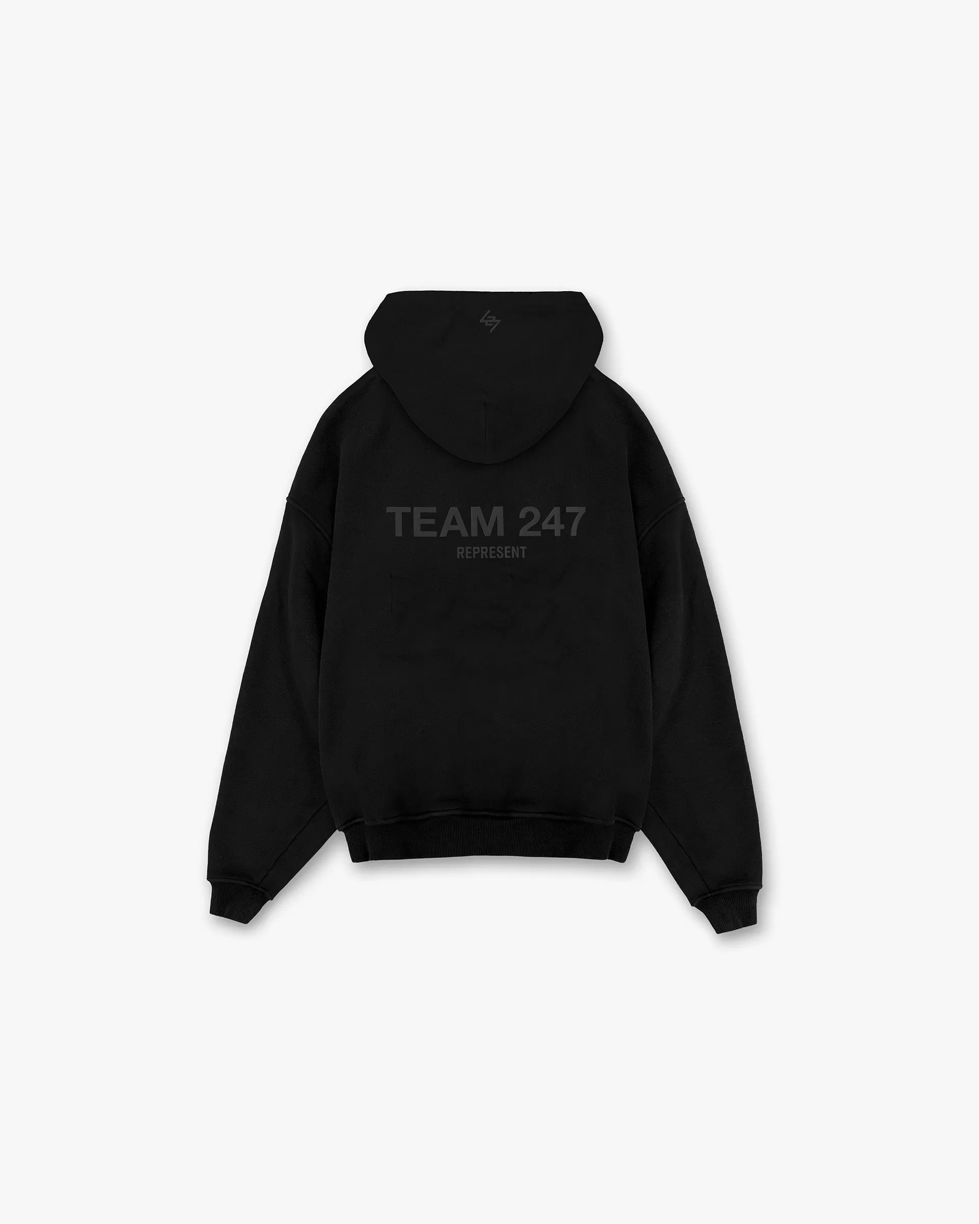 Team 247 Oversized Hoodie - Matte Black