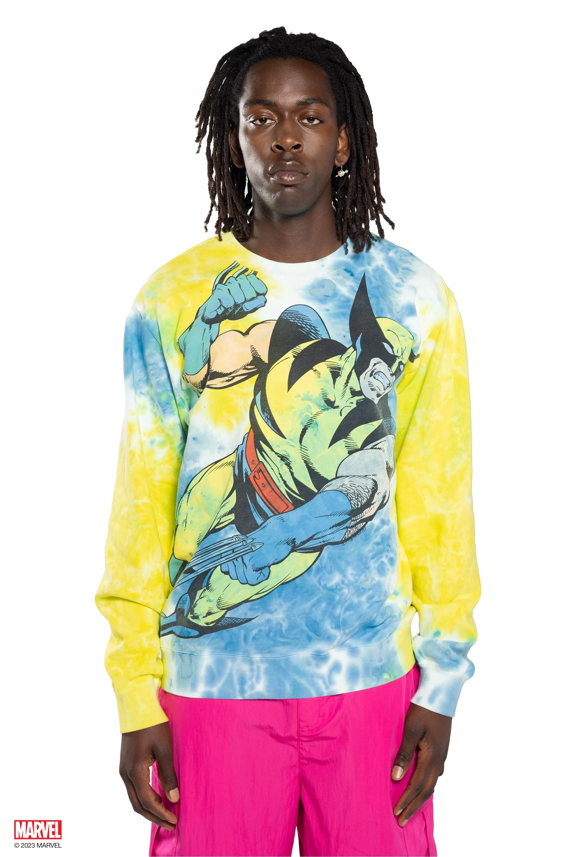 TF x Marvel Wolverine Tie Dye Crewneck