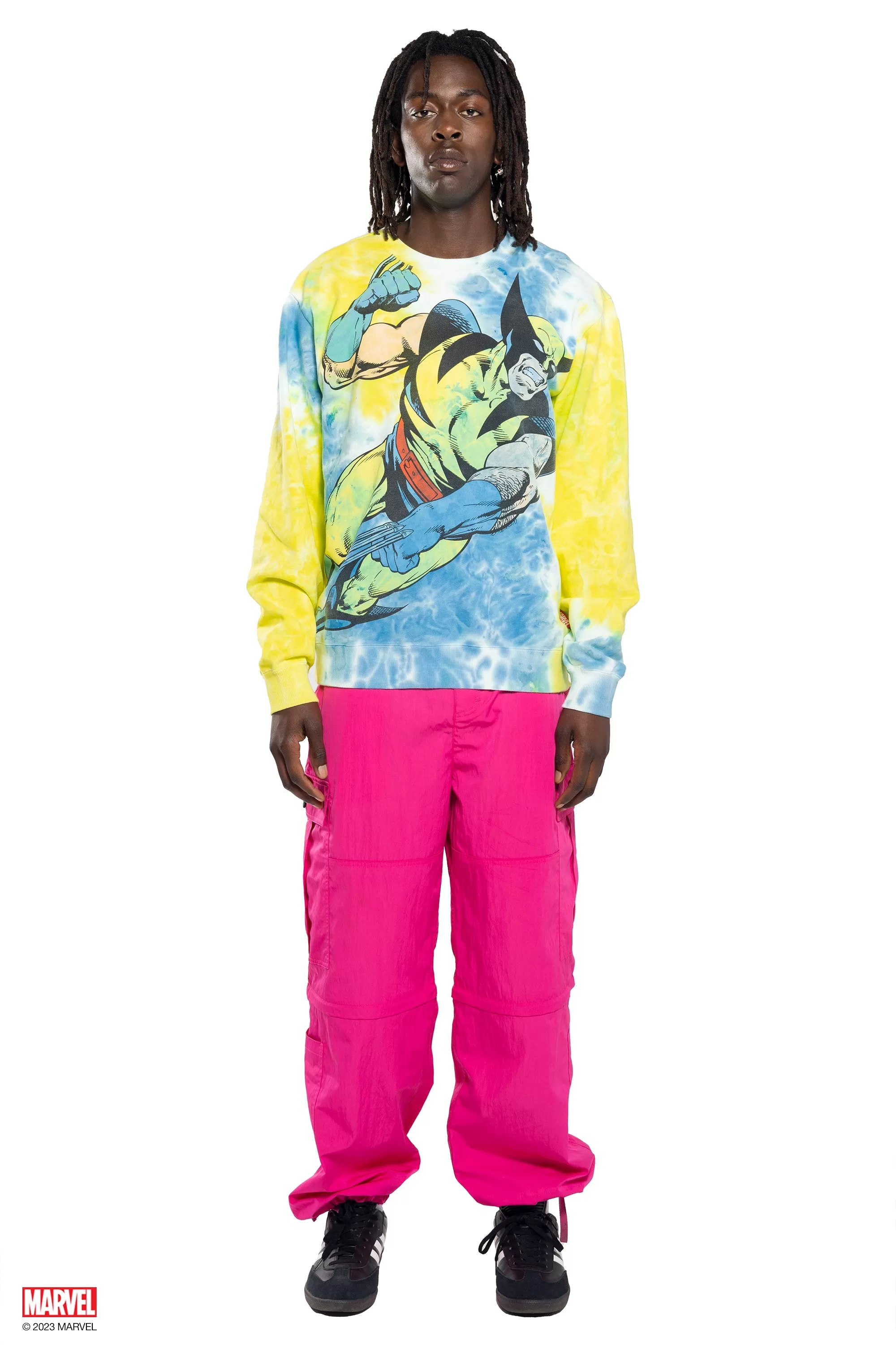 TF x Marvel Wolverine Tie Dye Crewneck