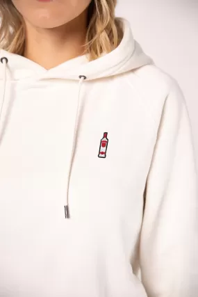 Vodka | Bestickter Bio-Baumwoll Frauen Hoodie