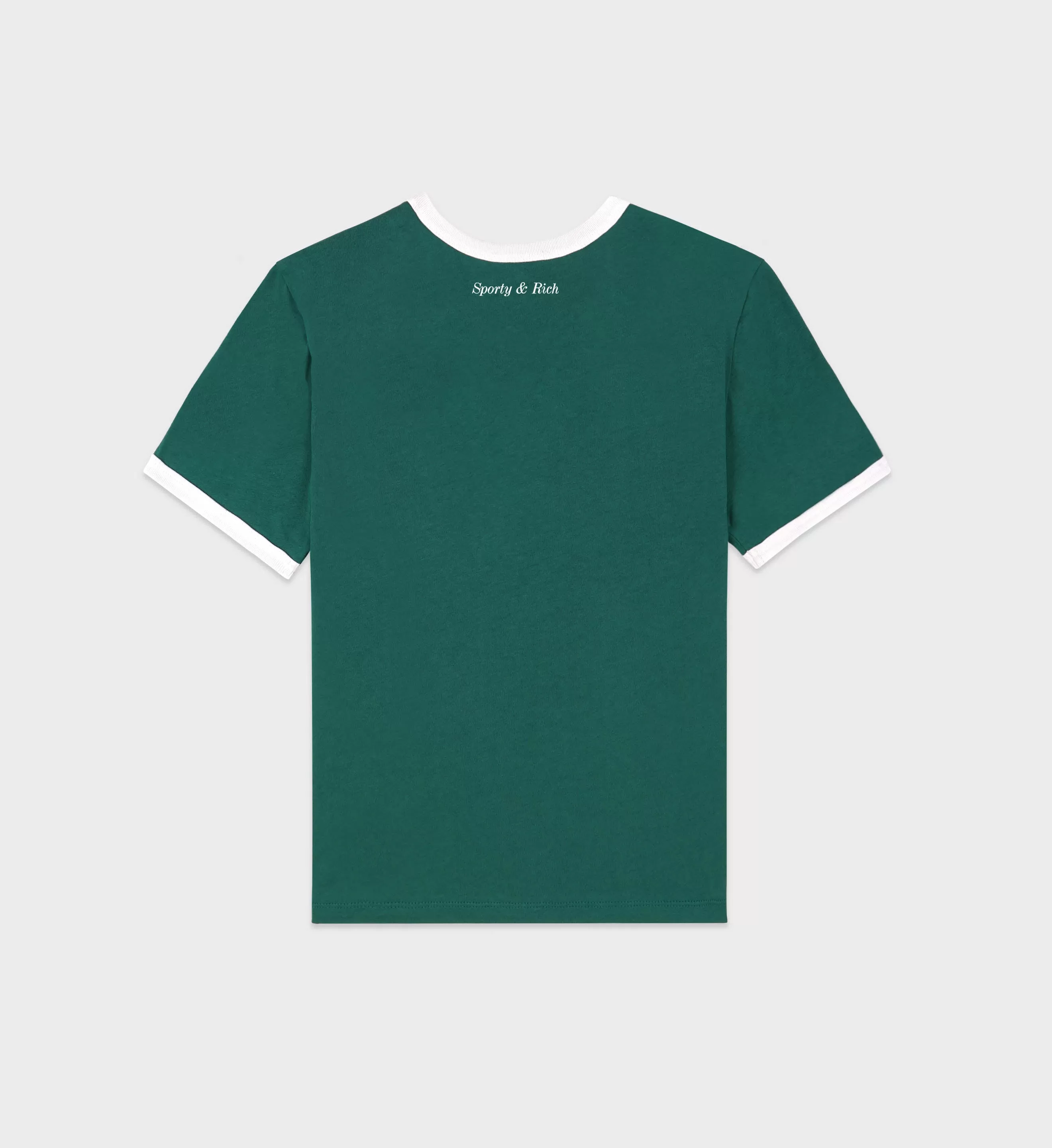 Wellness Club Ringer Tee - Alpine/White