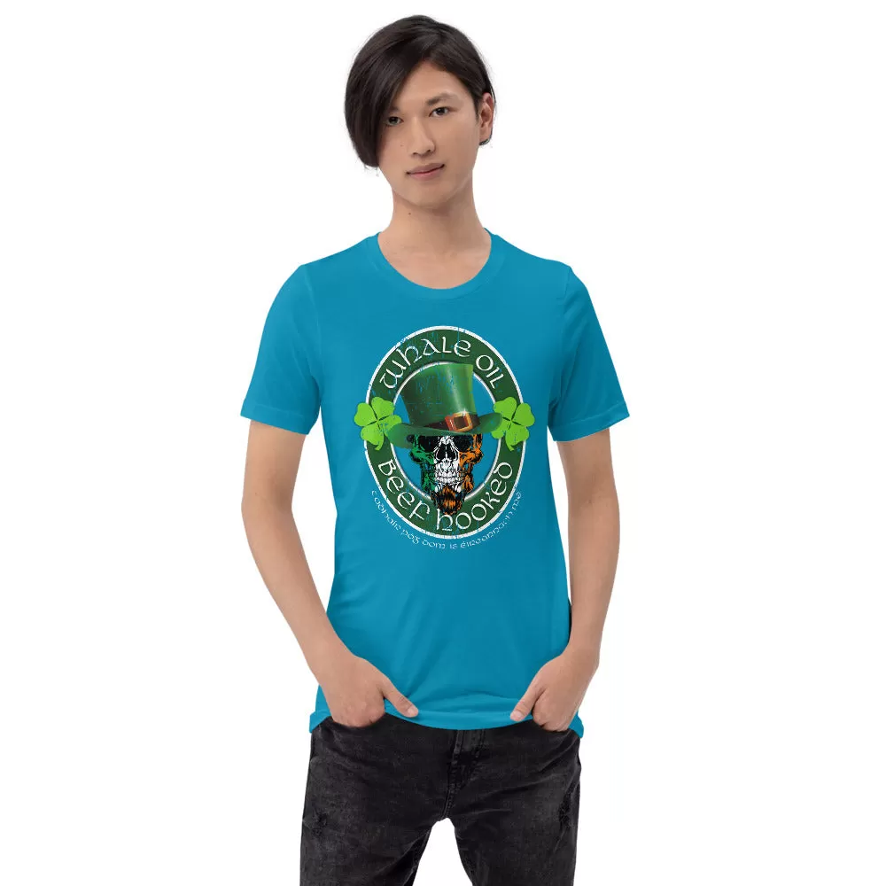 Whale Oil Beef Hooked St Patrick's Day Limited Edition Short-Sleeve Unisex T-Shirt